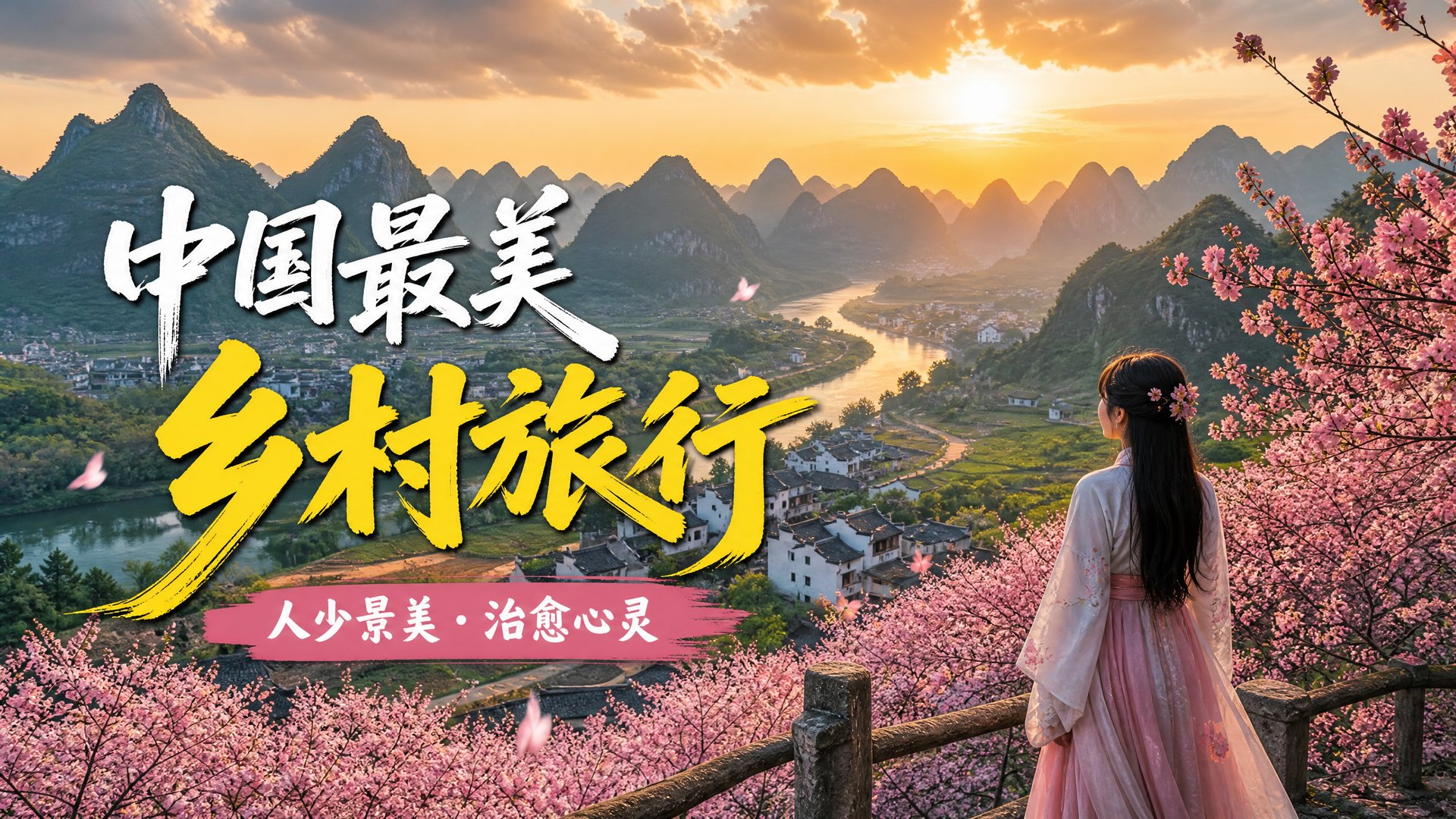 糖心vlog 糖心vlog旅行视频：中国最美乡村旅行vlog视频演示·治愈心灵之旅